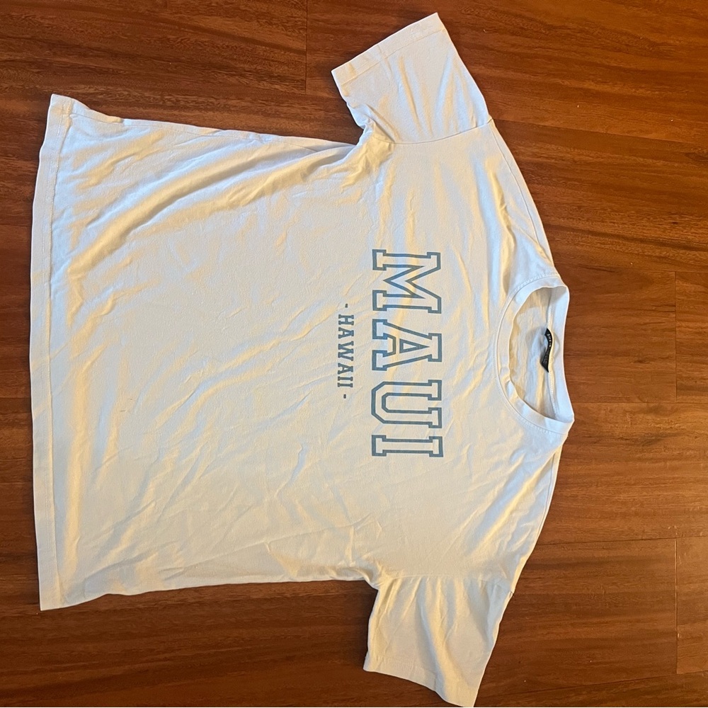 White Maui Hawaii T-Shirt